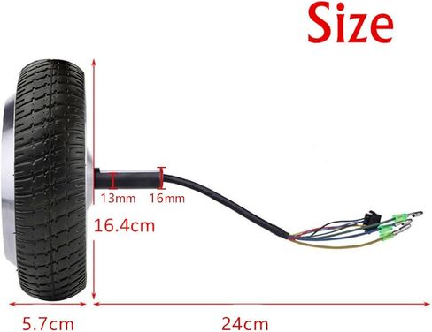 6.5 Inch Self Balancing Scooter Motor Wheel with Tire Self Balance Unicycle Hover Board Motor Replacement in Saudi Arabia