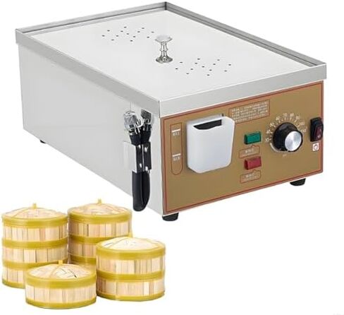 Commercial Electric Food Steamer - 2/4/6 Holes, Adjustable Temperature 30-110°C, Independent Water Supply, Ideal for Restaurant & Home Cooking, Versatile Kitchen Appliance in Saudi Arabia
