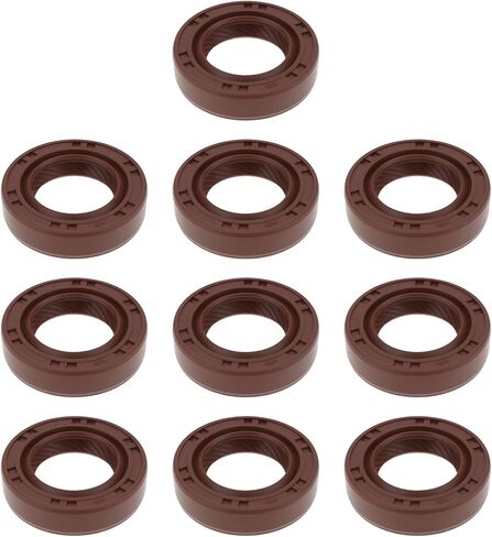 SING F LTD 10Pcs Shaft Seal with Dust Lip 17x28x7mm NBR for Automotive and Industrial Machinery in Saudi Arabia