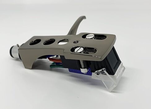 خرطوشة زرقاء وقلم، وإبرة وغطاء رأس من التيتانيوم مع مسامير تثبيت لـ Sansui SR222، P50، FRD3، FR5080S، SR212، FRD35، FRQ5، SR525، FRD25، SR333، FR1080، FR3060، FR4060، SR1050، SR2020 in Kuwait