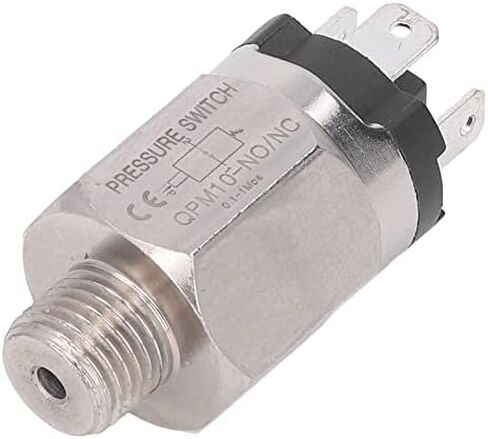 Stainless Steel Rubber Diaphragm Pressure Switch for Pump with Easy Adjusting and Installing Insulation Cover for Compressed Air Water in Kuwait