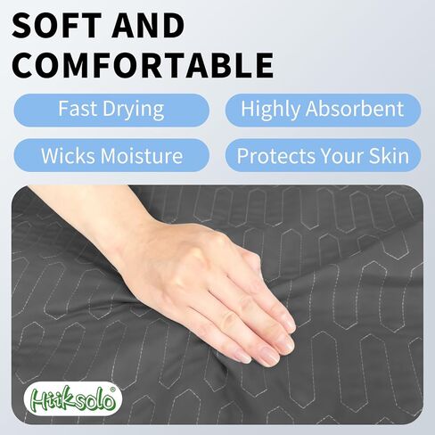 Washable Underpads for Adults Bed Pads Incontinence 34" x 36" 4 Pack, Heavy Absorbency Leakproof, Reusable Mattress Protector Pee Pads for Children, Pets Dark Gray in Saudi Arabia