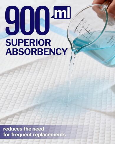 Powools Bed Pads Disposable Adult - 50 Count Incontinence Bed Pads, Super Absorbent Pee Pads for Adults, Skin-Friendly & Disposable Changing Pads for Baby, Leak-Proof Puppy Pads, 36" x 30" in Kuwait