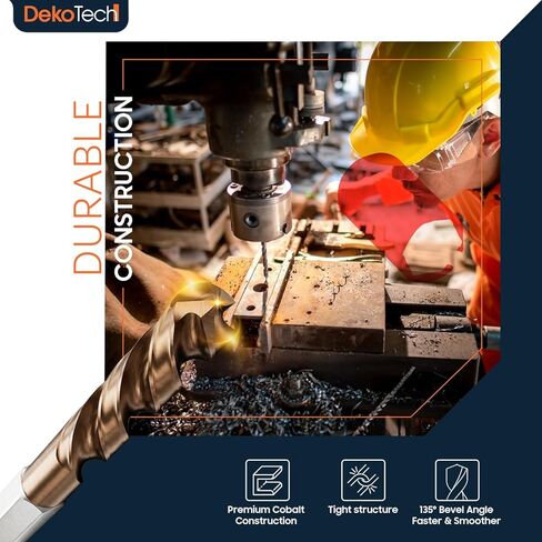 مجموعة لقم مثقاب مترية من الكوبالت السداسية، 12 قطعة (2، 2.5، 3، 3.5، 4، 5، 5.5، 6، 6.5، 7، 7.5، 8 مم)، لقم مفكات فولاذية عالية السرعة للمعادن والفولاذ والخشب والبلاستيك وسبائك الألومنيوم in Kuwait