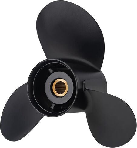 13 1/4 × 17 مروحة قارب خارجية من الألومنيوم لمحركات Tohatsu 60-140HP، 15 أسنان خدد، 3HKB64536-0، متوافقة مع Tohatsu 60HP 70HP 75HP 90HP 115HP 120HP 140HP، RH in Kuwait