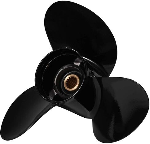 Upgrade 13 X 19 OEM 58100-94522-019 Aluminum Outboard Propeller Fit Suzuki Boat Engines DF50/60/70/90/100/115/140HP 15 Spline Tooth 3 Blades RH in Saudi Arabia