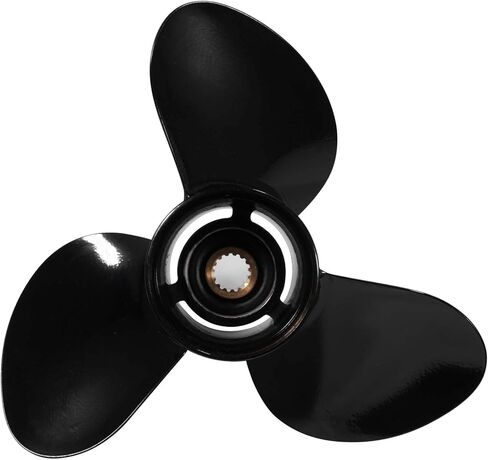 Upgrade 13 X 19 OEM 58100-94522-019 Aluminum Outboard Propeller Fit Suzuki Boat Engines DF50/60/70/90/100/115/140HP 15 Spline Tooth 3 Blades RH in Saudi Arabia