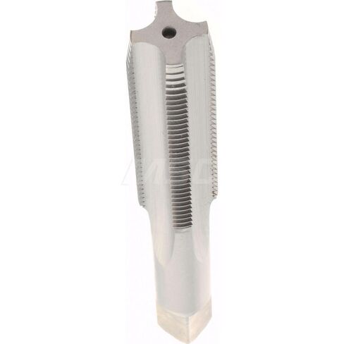 صنبور فلوت مستقيم من الفولاذ عالي السرعة من Hertel، M12x1.25 متري ناعم، 4 فلوت، شطب التوصيل، لمسة نهائية ساطعة/غير مطلية، طول الخيط 1-21/32 بوصة، 3-3/8 بوصة OAL in Saudi Arabia