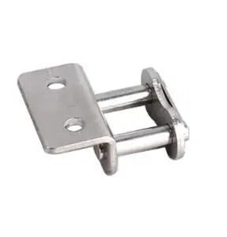 304 الفولاذ المقاوم للصدأ لوحة منحنية سلسلة موصل سائق مشترك ثقب جانبي واحد مزدوج ل 06B 08B 10A 12A 16A (1 أجنحة 2 حفرة) in Kuwait