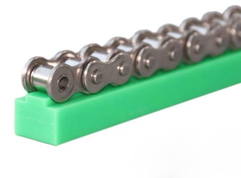 1 متر 08B-1 فائقة الوزن الجزيئي UPE البلاستيك محرك سلسلة دليل مقاومة المسار الأخدود الأسطوانة بار in Kuwait