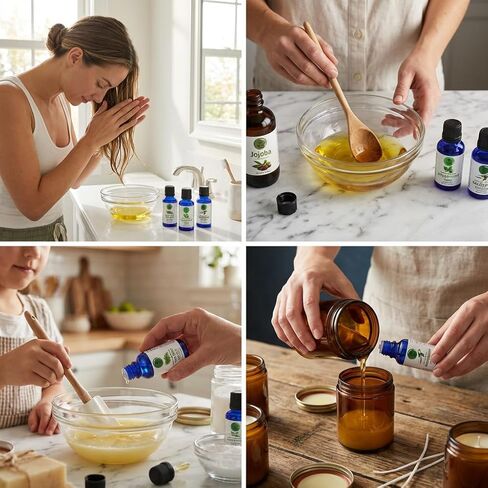 مجموعة الزيوت العطرية للناشر - شجرة الشاي والنعناع والأوكالبتوس، زيوت عطرية نقية 100% غير مخففة، 1 أونصة سائلة لكل منها، 3 عبوات in Kuwait