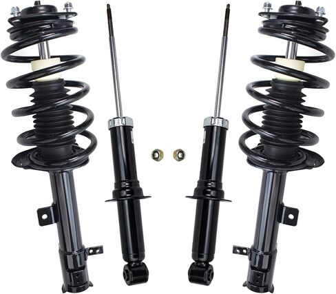 Detroit Axle-STRUTS STRUTS امتصاصات الصدمات لفورد 2004-2008 F-150 ، 2006-2008 LINCOLN MARK LT ، 2 Struts Ready Writy W/Coil Springs Assembly 2 REACK SHOCK ESSORBERS in Kuwait