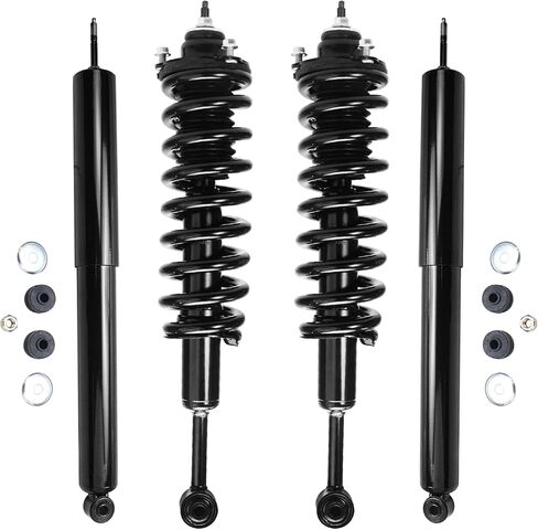 Detroit Axle-STRUTS STRUTS امتصاصات الصدمات لفورد 2004-2008 F-150 ، 2006-2008 LINCOLN MARK LT ، 2 Struts Ready Writy W/Coil Springs Assembly 2 REACK SHOCK ESSORBERS in Kuwait