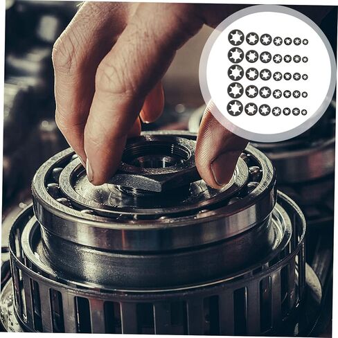 Zerodeko 210 قطعة من الفولاذ الكربوني المشبك الاحتفاظ بحلقة بديلة للمشابك المهترئة إصلاح المحاور مهاوي in Saudi Arabia