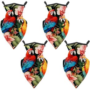 4 Pack Parrot Fishing Neck Gaiter - UV Face Mask Sun Protection for Men & Women in Kuwait