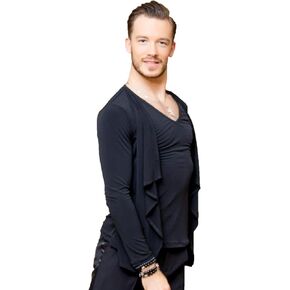 سلسلة Superstar: G5012 قميص علوي للرقص الاحترافي ذو تصميم مقلد مكون من قطعتين للرجال in Kuwait