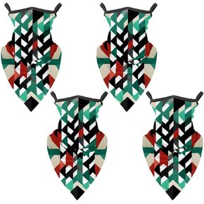 4 Pieces Palestine UV Protector Scarf, Summer Cooling Neck Gaiter for Men/Women in Kuwait