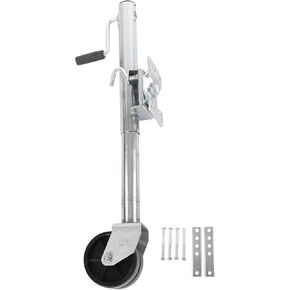 جاك مقطورة القارب، جاك دوار بسعة 1500 رطل مع عجلة مزدوجة ومقبض مريح، جاك لسان مقطورة رفع 254 مم لخيول RV ومقطورات المرافق in Kuwait