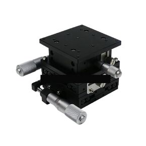 XYZ محور 80 مللي متر طاولة التشذيب طاولة الترجمة اليدوية 80*80 مللي متر XYZ80 حواجز توجيهية أفقية مزدوجة in Kuwait