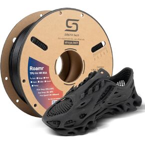 Siraya Tech Roamr TPU Air HR 85A Flexible 3D Filament, High Resilience Foaming, 68A-85A Variable Hardness, Lightweight Matte Structural TPU for Shoe Outsoles & RC Parts (800g, Noir) in Kuwait