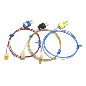 K/T/J Type Surface-Mounted Patch Temp Sensor Thermocouple Equipped with Dedicated Temperature Measuring Lead Wire 0.5M-5M 1Pcs(J Type 2M) in Saudi Arabia