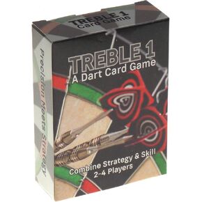 Hickoryville Treble 1 Cards - Strategic Dart Training System, 65-Card Deck with Wild Cards, 2-4 Players or Solo Practice, Darts Skill Building & Competition for Adults in Kuwait