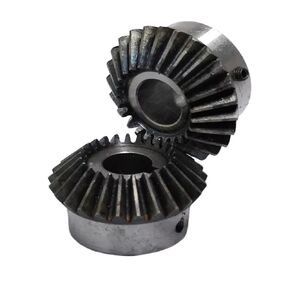 ترس ترس محرك فولاذي شديد التحمل 2 متر 20 أسنان ثقب داخلي 8/10/12/14/15/16/19/20 مم ترس 90 درجة زاوية شبكية مسمار تروس فولاذي (12 مم) in Kuwait