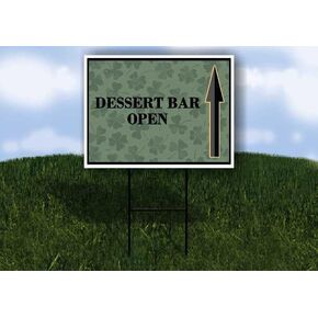 شريط الحلوى مفتوح لعيد القديس باتريك الأيرلندي البرسيم الداكن سهام اتجاهية على شكل حرف A مزدوجة الجوانب مقاس 23 × 23 بوصة. in Kuwait