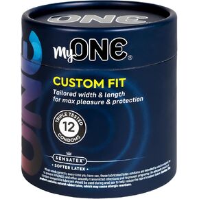 MyONE Custom Fit Larger Sized Condoms | Tailored Width & Length | Max Pleasure | Triple Tested Softer Latex | Lubricated | Nontoxic, Vegan, Non-GMO | 60H: Extra Wide (60), Length 7" (H) in Saudi Arabia