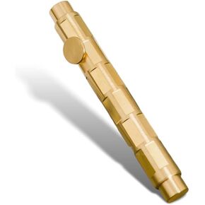 Origin-Joy Mini EDC Brass Pocket Pens ، قلم حبر صغير قصير ومضغوط من أجل السفر ، قلم هدية توقيع أنيق فريد من نوعه مع 4 عبوات (جمالية ذهبية ، نمط مفتوح) in Kuwait