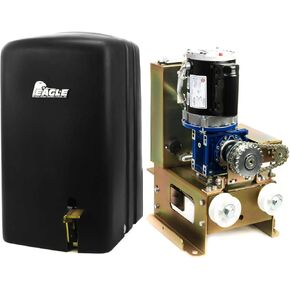 Eagle-1000 FR 1/2 HP Slide Gate Operator Motor for Residential Access Control Entrance - up to 27' ft 600lbs for Home or Light Commercial Businesses with 2 Remotes, Receiver, and Photo Eye Monitor in Kuwait
