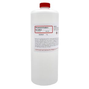 0.5% Phenolphthalein Solution, 1L - Laboratory Grade - Excellent for a pH Indicator - The Curated Chemical Collection by Innovating Science in Kuwait