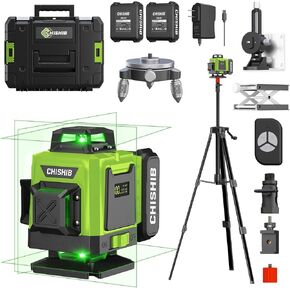 16 Lines Green Laser Level Kit -4x360° 4D Self-Leveling Cross Line Laser Level, Rotary Base and Accessories for Construction, Home Improvement and Picture Hanging,(Safety Class ll, <1mW power output.) in Saudi Arabia