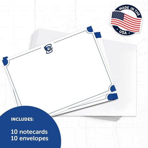 Desert Cactus Creighton University 10 Pack Notecards Stationery Cardstock CU Bluejays Includes Envelopes Memo Party Thank You (Notecard 4a) in Saudi Arabia