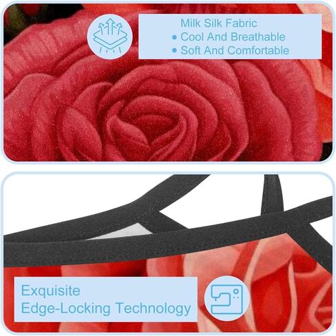 4 Pieces Peony Neck Gaiter Bandana Face Mask, Sun Cooling Scarf Gator Cover Head for Men Women in Saudi Arabia