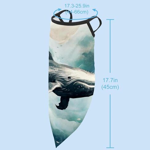 4 Pack Crocodile Starry Sunflower Fishing Neck Gaiter - UV Face Mask Sun Protection for Men & Women in Saudi Arabia