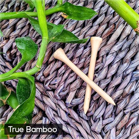 Bamboo Golf Tees 1 1/2-100pack Premium Quality - Stronger and More Sustainable Than Plastic in Saudi Arabia