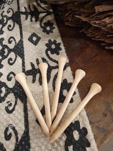 Bamboo Golf Tees 1 1/2-100pack Premium Quality - Stronger and More Sustainable Than Plastic in Saudi Arabia