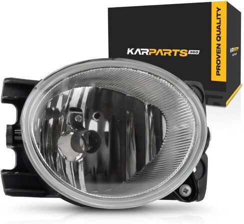 CarLights360: لسيارة Honda Pilot مجموعة مصابيح الضباب 2009 2010 2011 جانب السائق مع لمبات | معتمد من وزارة النقل لـ HO2594100 in Saudi Arabia