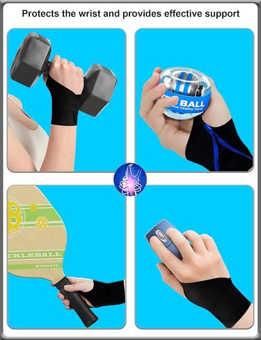 كرة معصم جيروسكوبية مع أضواء LED تعمل تلقائيًا ومتغيرة اللون، مقوي لتمرين ساعد المعصم، تدريب قوة اليد والأصابع والذراع والمرونة، تتضمن سوار معصم ملتف in Kuwait