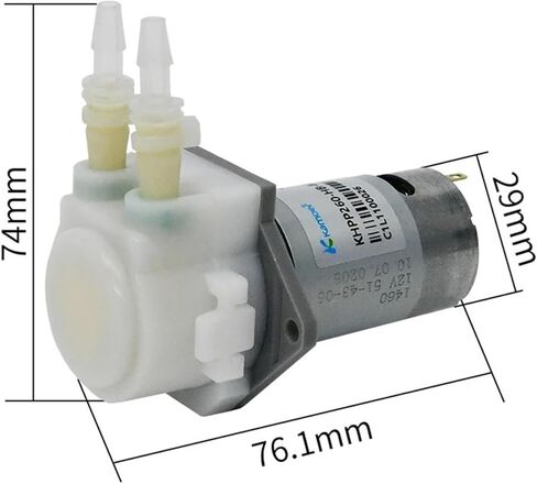 220ml/min KHPP260 Peristaltic Pump 12V 24V Gear Pump DC Motor Self-priming Pump PREX Silicone Tubing Dosing Pump(KHPP260 12V(HB)-B22) in Saudi Arabia