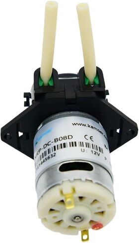 47ml/min NKP Low Flow Peristaltic Pump 12V DC Motor Dosing Pump with Power Supply (5.2~90ml/min, 3 Rotors, Blue Color)(NKP-DC-B08D(Black)) in Saudi Arabia