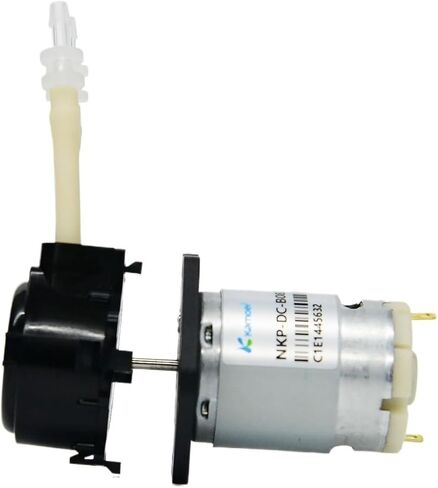 47ml/min NKP Low Flow Peristaltic Pump 12V DC Motor Dosing Pump with Power Supply (5.2~90ml/min, 3 Rotors, Blue Color)(NKP-DC-B08D(Black)) in Saudi Arabia