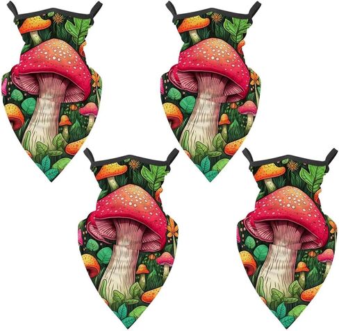 4 Pieces Firefly UV Protector Scarf, Summer Cooling Neck Gaiter for Men/Women in Saudi Arabia
