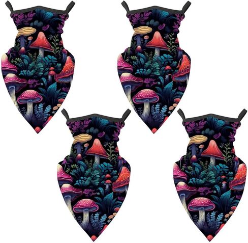 4 Pieces Firefly UV Protector Scarf, Summer Cooling Neck Gaiter for Men/Women in Saudi Arabia