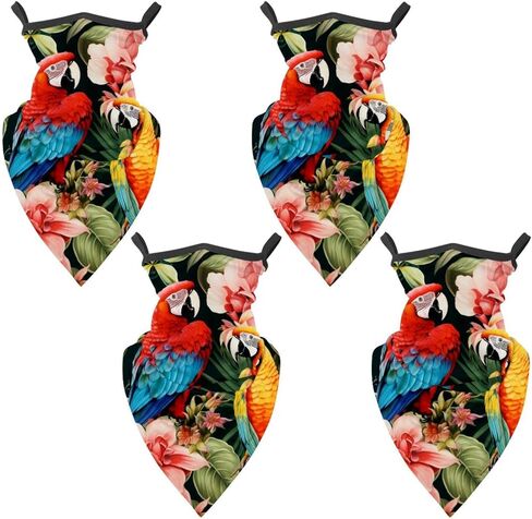 4 Pack Parrot Fishing Neck Gaiter - UV Face Mask Sun Protection for Men & Women in Kuwait