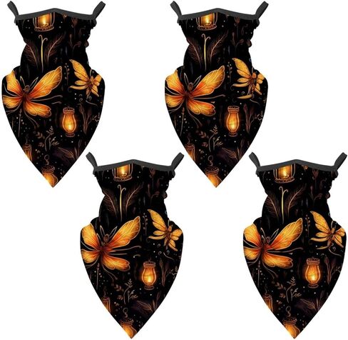 4 Pieces Firefly Balaclava Ski Mask, Motorcycle UV Protector Scarf, Summer Cooling Neck Gaiter for Men/Women in Kuwait