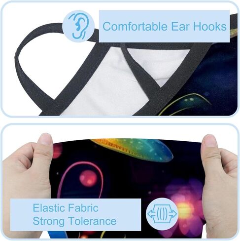 4 Pack Firefly Neck Gaiter Face Scarf Cover Sun Protection Balaclava Cloth Bandanas with Ear Loops in Saudi Arabia