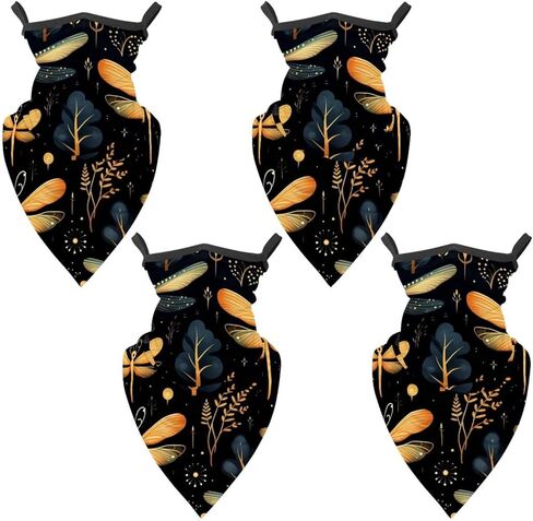4 Pack Firefly Neck Gaiter Face Scarf Cover Sun Protection Balaclava Cloth Bandanas with Ear Loops in Saudi Arabia