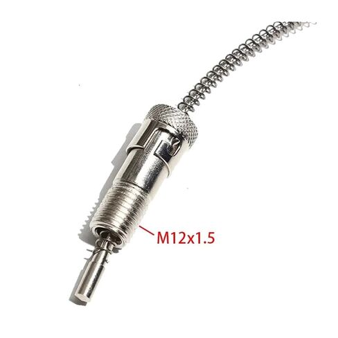 Type K Temperature Sensor Thermocouple with M12 Thread Adapter Bayonet 1M/2M/3.0M/4M/5M Cable with Spring Sheath 5Pcs(5M Cable Length) in Saudi Arabia